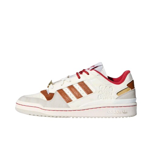 阿迪达斯 FORUM 合成革牛剖层革马年限定 低帮 板鞋 江西wx仓