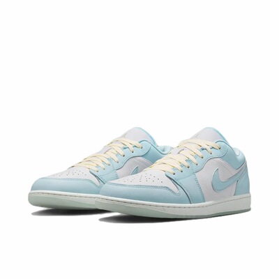 耐克Air Jordan 1 Low AJ1低帮复古篮球鞋蓝白HJ5999-400湖南NK仓