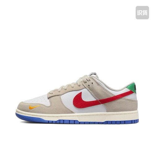 Nike Dunk 板鞋 经典复古百搭 低帮白灰红DV3497-001福建jy仓