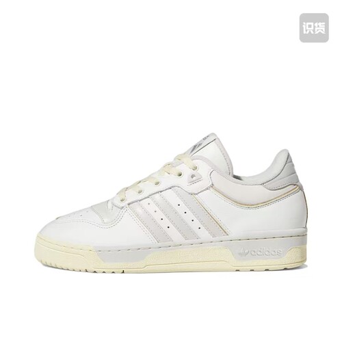 adidas防滑耐磨舒适潮流复古轻便透气圆头 白浅灰GZ2556福建jy仓