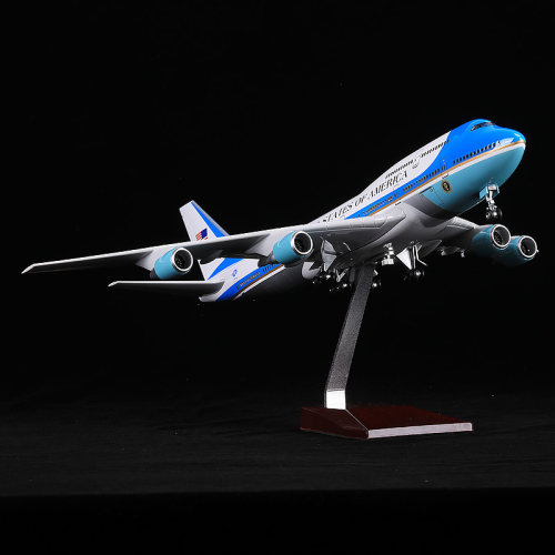 空军一号波音747仿真飞机模型