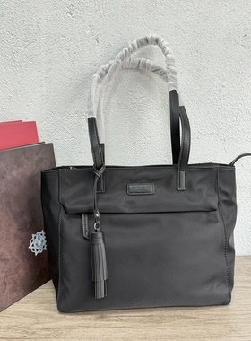 纯原好货哈～外贸品牌尾货轻便防水尼龙布女士通勤休闲单肩托特包