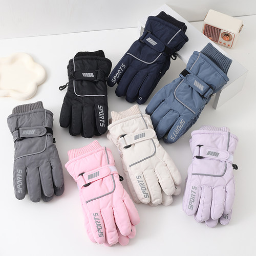 玩雪防水加厚绒防风东北防寒保暖