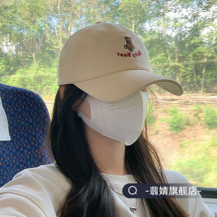 大头围鸭舌帽女款2026防晒新款显脸小棒球帽子遮阳宽帽檐大脸深顶