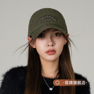 棒球帽女夏季鸭舌帽女大帽檐显脸小2026新款软顶宽檐大脸帽子防晒