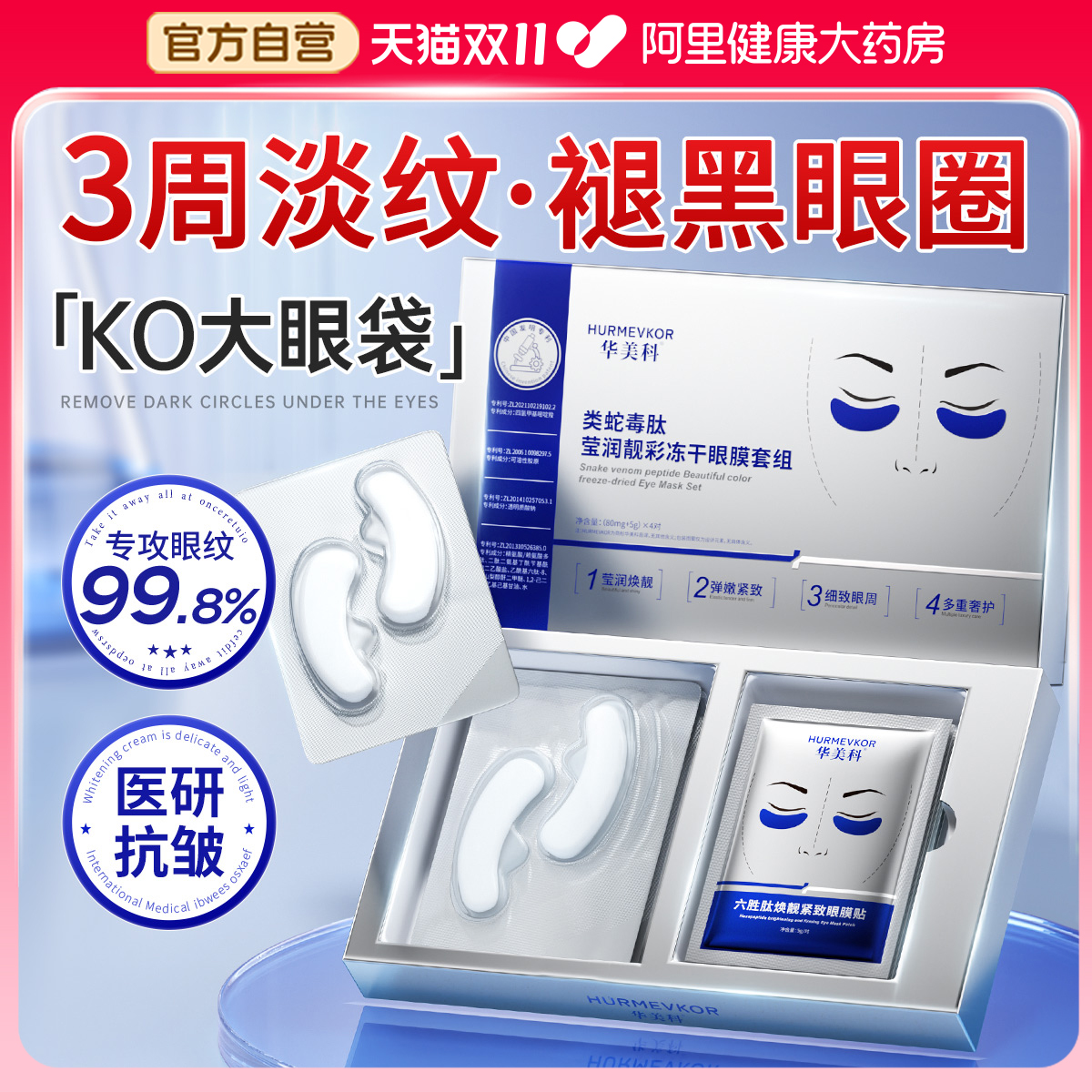 中科院研制︱医学淡纹眼膜贴