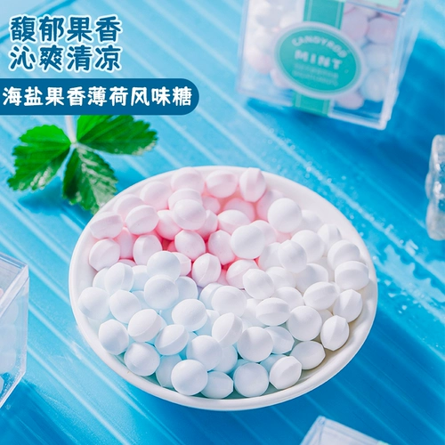 Мятная смешанная фруктовая прохладная свежая переносная морская соль, долговременный эффект, фруктовый вкус