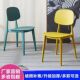 塑料凳子家用加厚餐厅餐桌马卡龙椅子北欧现代餐椅简约奶茶店凳