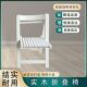 实木便携式 靠背椅餐椅简约家用小户型户外折叠凳子椅子