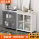 岩板餐边柜现代简约茶水柜储物柜厨房橱柜家用一体靠墙柜子