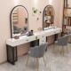 影楼大理石带灯梳妆美容院工作室专用桌网红婚纱店摄影专业化妆台