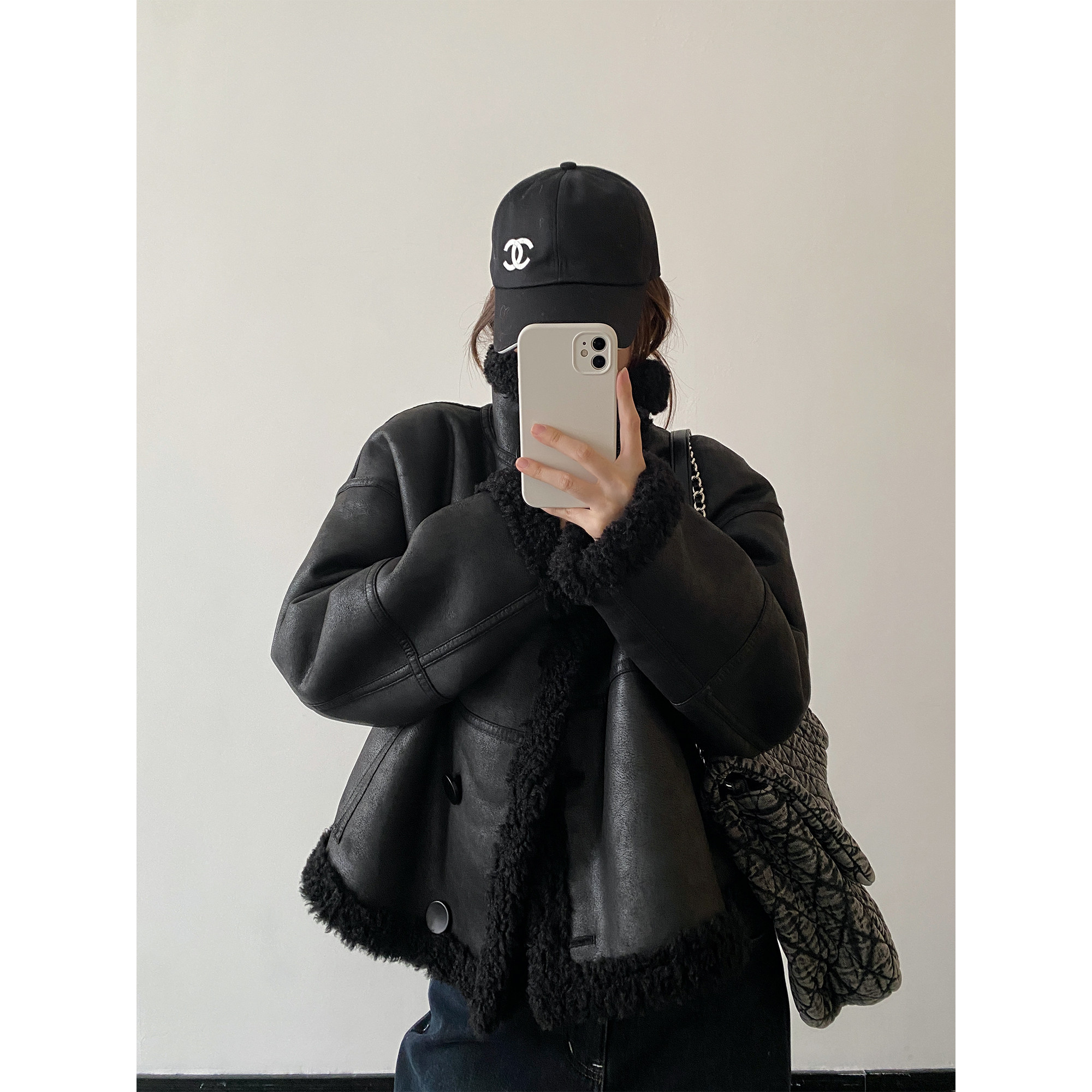 sun柚 柏林&双面穿麂皮毛毛外套环保毛皮毛一体秋冬酷酷机车服,女装/女士精品,短外套,淘宝优惠券,粉丝福利购,淘宝优惠卷