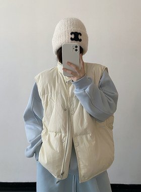 羽绒马甲女款冬季背心马夹外套潮