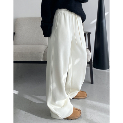 新款宽松休闲裤长裤裤子女卫裤