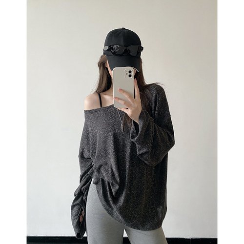 亚麻防晒显瘦超宽松大tee上衣