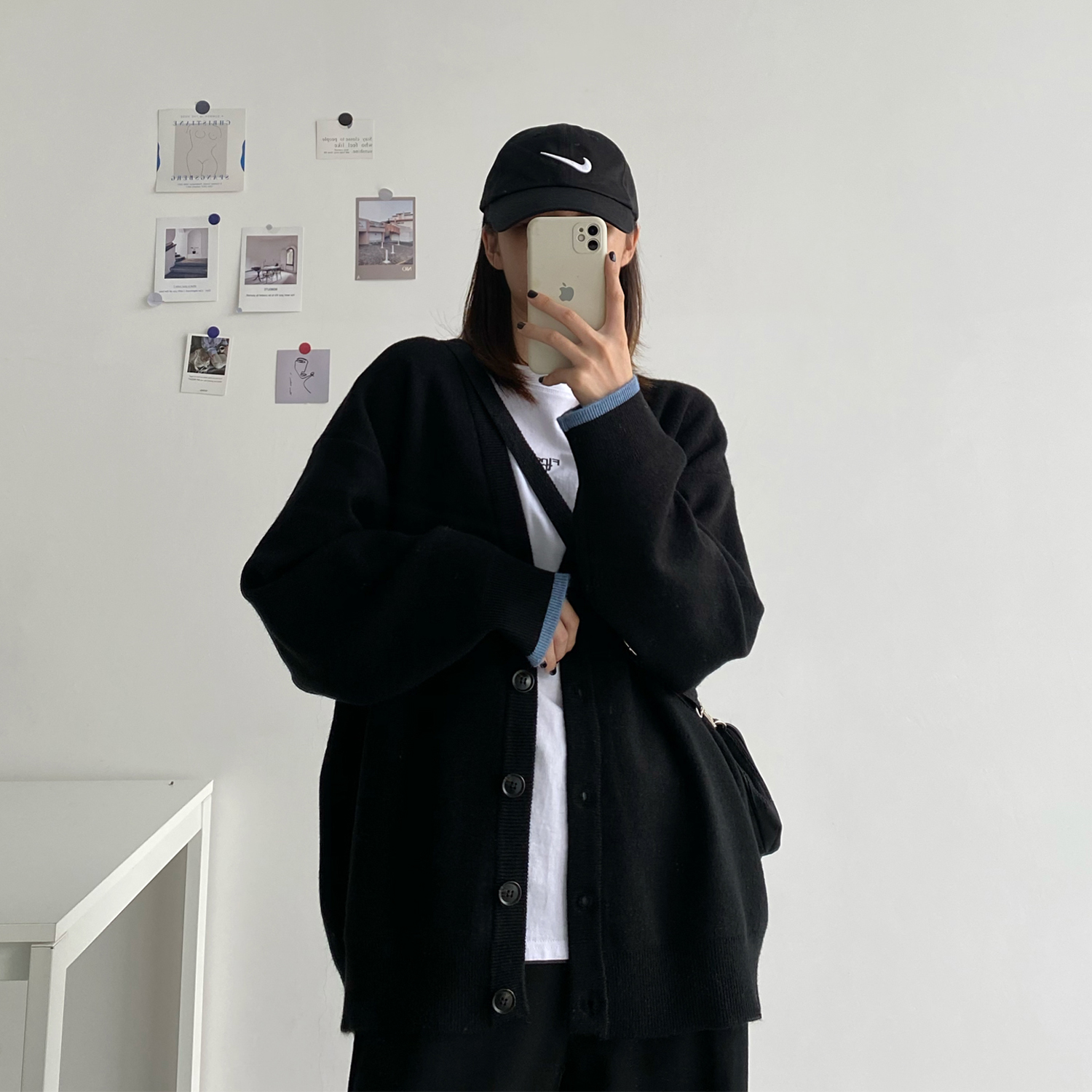 慵懒叠穿显瘦百搭风内搭针织外套