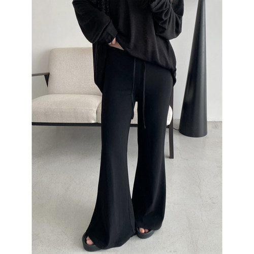 松弛微喇瑜伽裤休闲裤长裤春夏