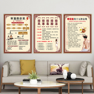 寒湿危害海报图排湿排寒广告淤堵寒湿重的表现墙贴生病的步骤挂画