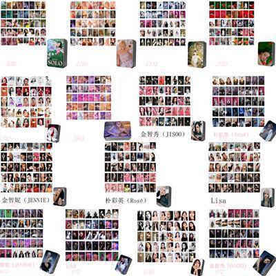粉墨 JISOO JENNIE LISA Rosé开始出道到现在周边LOMO卡（2）