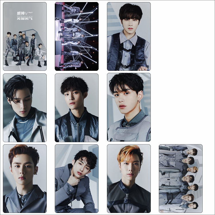 nct  威神 wayv 迷你专 无翼而飞 take off周边同款水晶卡贴卡贴