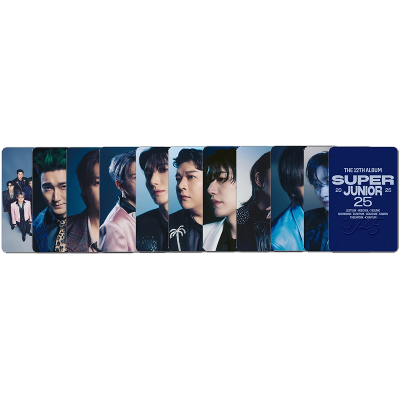SuperJunior25周边同款小卡