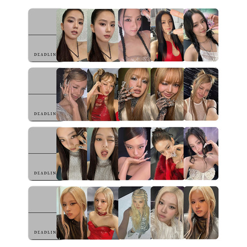 粉墨金智秀金珍妮DEADLINE小卡