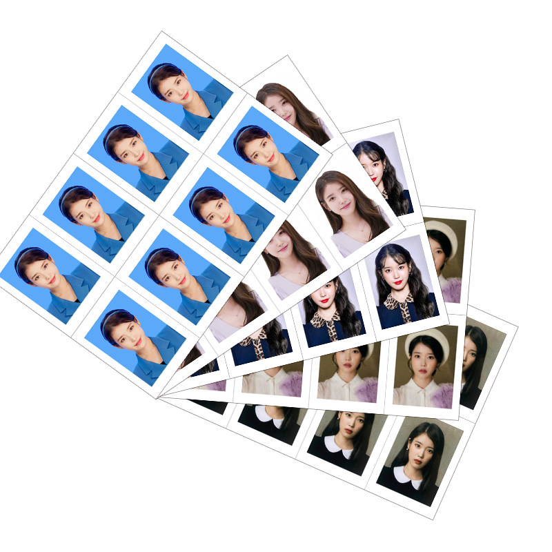 iu李知恩周边同款一寸证件照