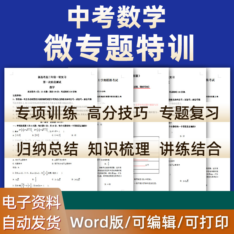 2026年新版中考数学微专题专项提升练习试卷平面直角反比例函数圆与几何解决问题试题一二三轮复习备考知识点word习题专题电子版