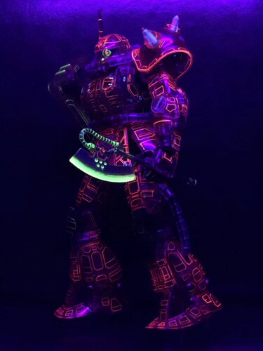 扎古2 Zaku II MS-06S 万代mg 机械透明版 夜光完成品 限时特价
