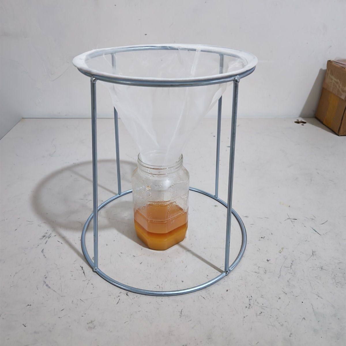 新款蜂蜜过滤网支架过滤网架子加厚加密超细网过滤蜂蜜轻松方便