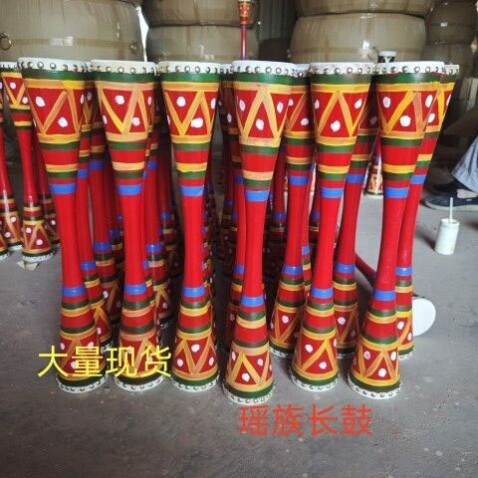 广西连南瑶族长鼓工艺鼓学生艺考表演鼓民族广场舞蹈小长鼓细腰鼓