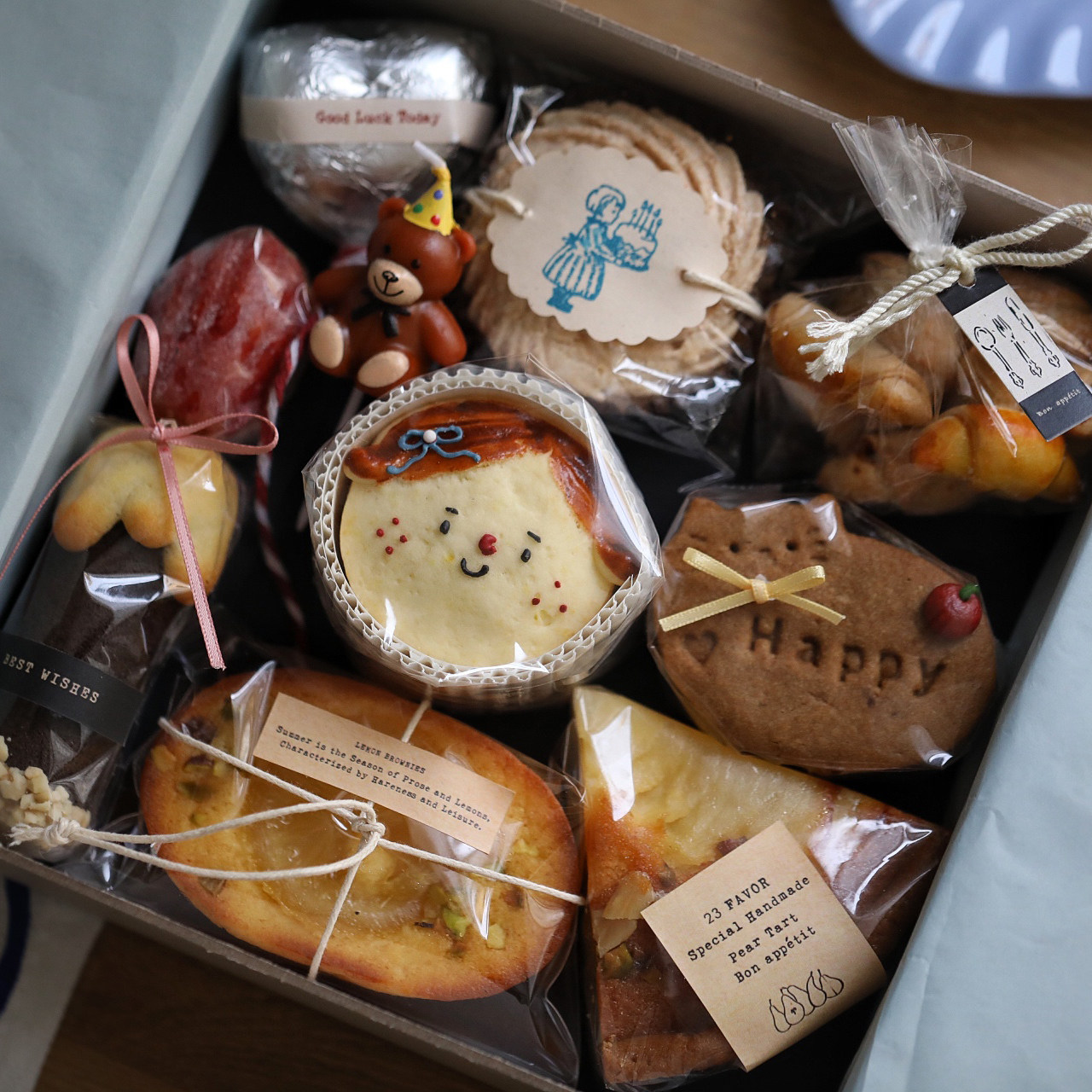 二三研食 手作法式复古常温点心礼盒 生日纪念日甜品下午茶伴手礼