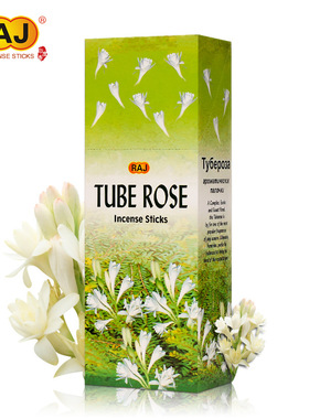 RAJ印度香 晚香玉TUBEROSE 印度原装进口手工香薰熏香线香