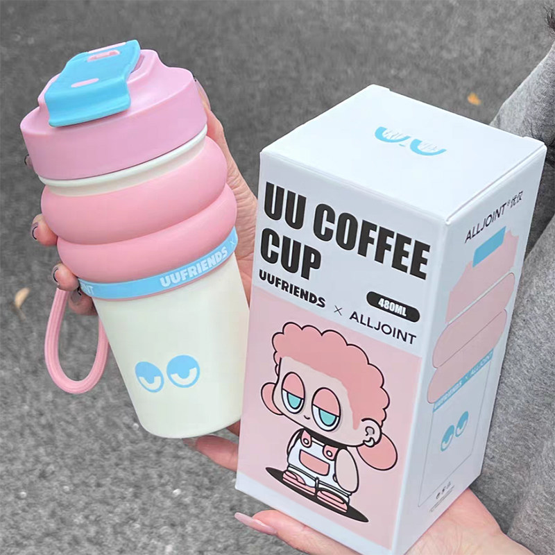 优仅奇异双饮杯咖啡杯女高颜值便携保温杯学生水杯子可爱2026新款