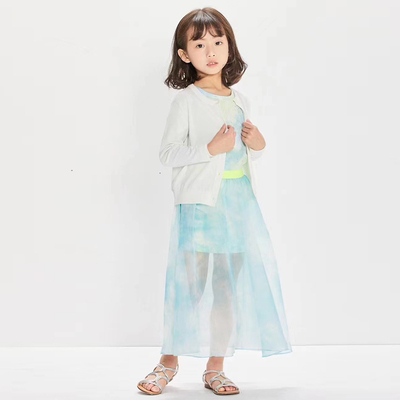 童装童装新品气质甜美公主裙亲子款网纱半裙女松紧腰Z15054