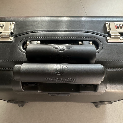 空姐飞行员真皮压印把手套飞行箱手柄套航空拉杆箱扶手套拉手防护