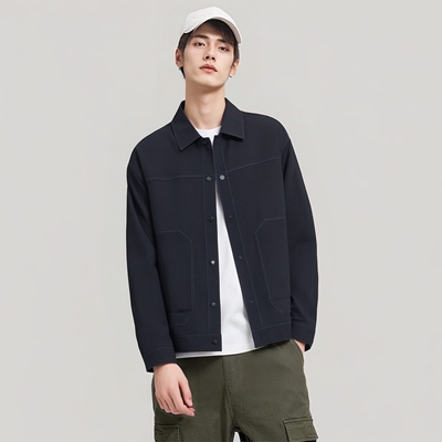 春秋新款男士休闲百搭夹克