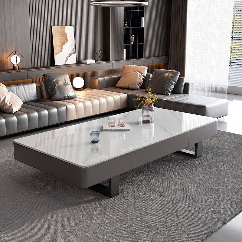 岩板茶几客厅家用轻奢高级感2024新款小户型极简长方形大理石茶台,商业/办公家具,茶几,淘宝优惠券,粉丝福利购,淘宝优惠卷