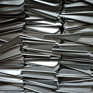 射箭器材2.5寸/3寸塑胶箭羽毛水滴型箭羽玻纤箭木箭铝箭碳箭箭羽