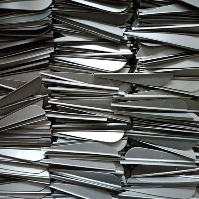 射箭器材2.5寸/3寸塑胶箭羽毛水滴型箭羽玻纤箭木箭铝箭碳箭箭羽