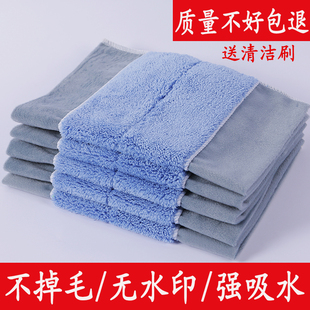 平板拖把替换布夹板布配布拖把布替换头夹固式拖把布家用吸水拖头