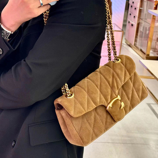 单肩包包女2025新款 百搭高级感腋下斜挎小方包 小香风菱格链条时尚