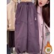 女童2026新加绒加厚裤 儿童宽松阔腿裤 子秋冬款 女中大童摇粒绒冬季