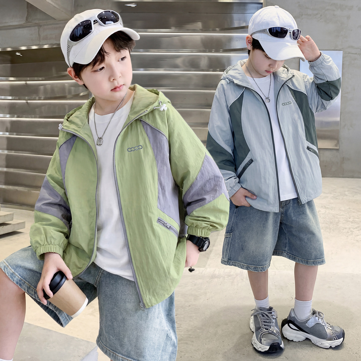 男童防晒衣儿童轻薄外套2026新款夏季夏装男孩洋气皮肤衣空调衫