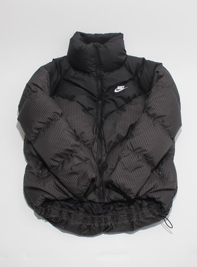 NIKE耐克潮流女THERMA-FIT宽松保暖秋冬立领羽绒服运动外套FD8212