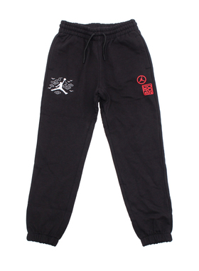 JORDAN运动长裤NIKE耐克男大童收口潮流全棉休闲卫裤DV9474-010