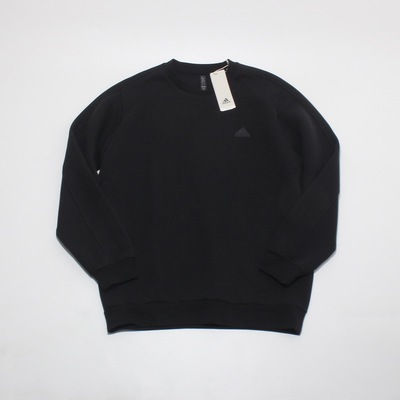 ADIDAS阿迪达斯潮流男装圆领抓绒保暖秋冬运动卫衣套头衫JE8639