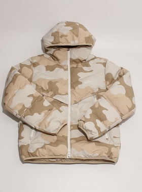 L码NIKE耐克潮流男装连帽秋冬休闲保暖棉衣防风运动外套DQ4936