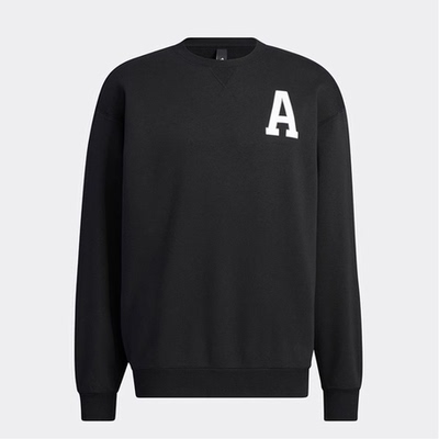 ADIDAS阿迪达斯潮流男装抓绒保暖运动休闲圆领套头衫卫衣IB2745