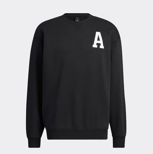 ADIDAS阿迪达斯潮流男装抓绒保暖运动休闲圆领套头衫卫衣IB2745